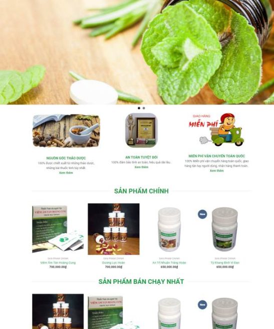 Giao diện đông y dược