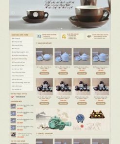 Giao diện web đồ gốm sứ
