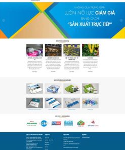 Giao diện quảng cáo nội thất Thái Bình