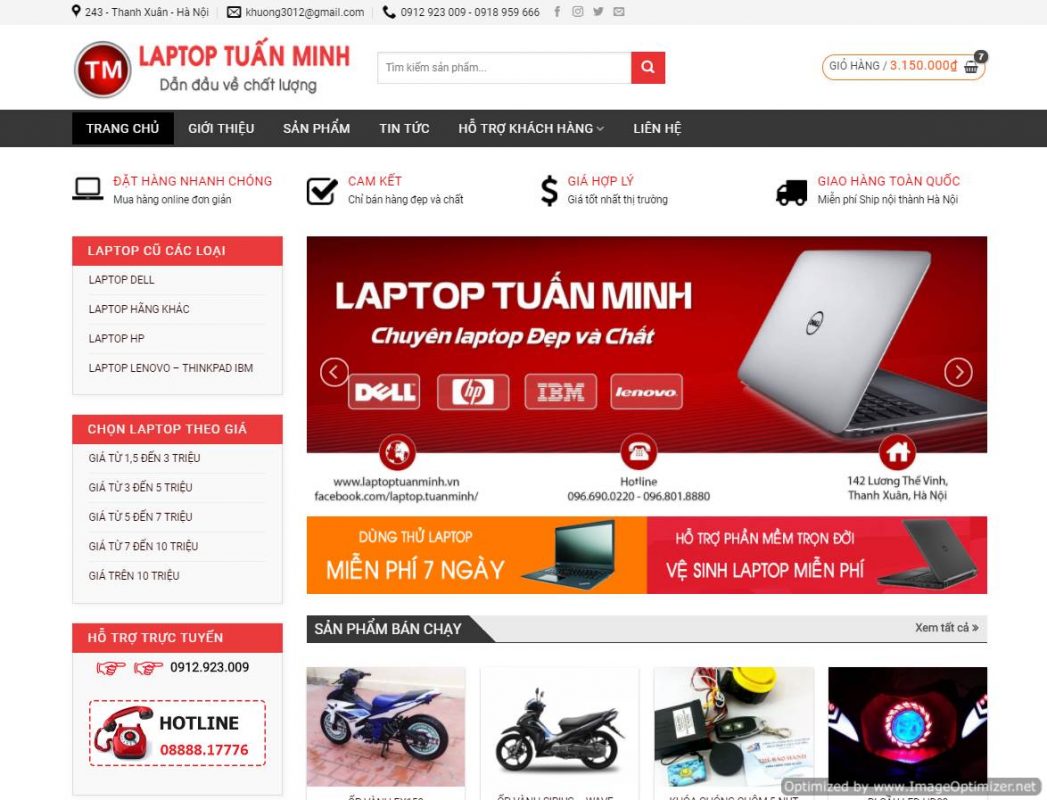 Thái Bình Web – Công Ty TNHH Công Nghệ Số Thái Bình – Thiết kế web uy tín chuyên nghiệp