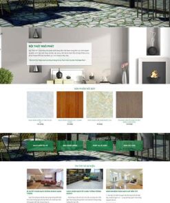 Giao diện web nội thất Ngô Phát