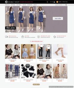 Giao diện web Linh Shop thời trang