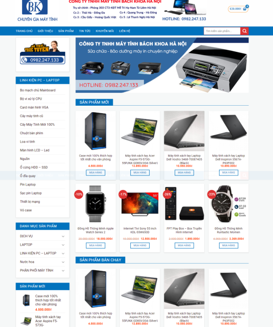 Giao diện Máy Tính Bách Khoa