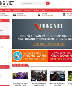 Giao diện web máy tính