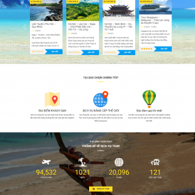 Thiết kế web khách sạn - nhà hàng