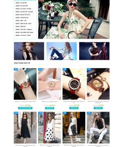 Giao diện web shop thời trang