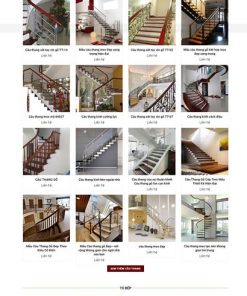 Giao diện web nội thất Đăng Quang