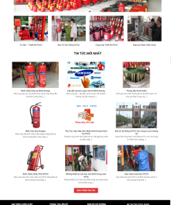 Giao diện web phòng cháy báo cháy