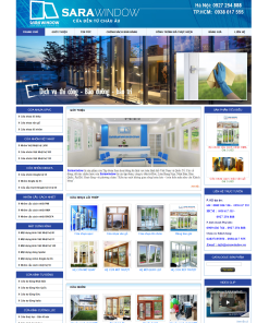 Giao diện web xây dựng và vật liệu