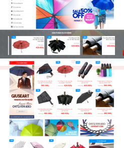 Giao diện we bán hàng siêu đẹp