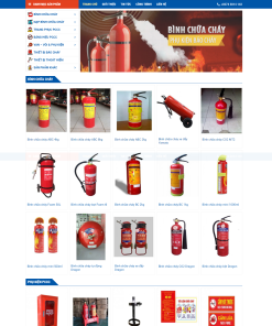 Giao diện web bảo hộ chữa cháy