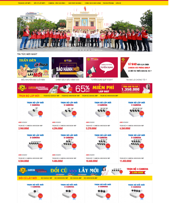 Giao diện web camera