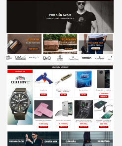 Thiết kế web phụ kiện ADAM