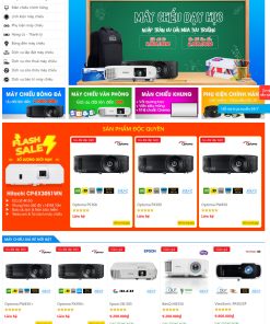 Giao diện web máy chiếu, Giao diện web máy in máy tính đẹp