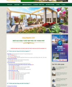 Giao diện web bất động sản dự án 2018