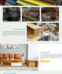 Giao diện web nội thất đẹp