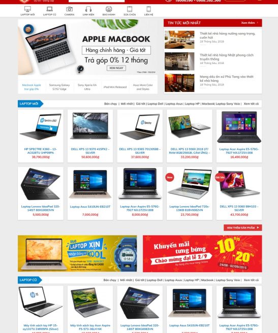 Giao diện web máy tính laptop 89 đồ công nghệ đẹp 2018