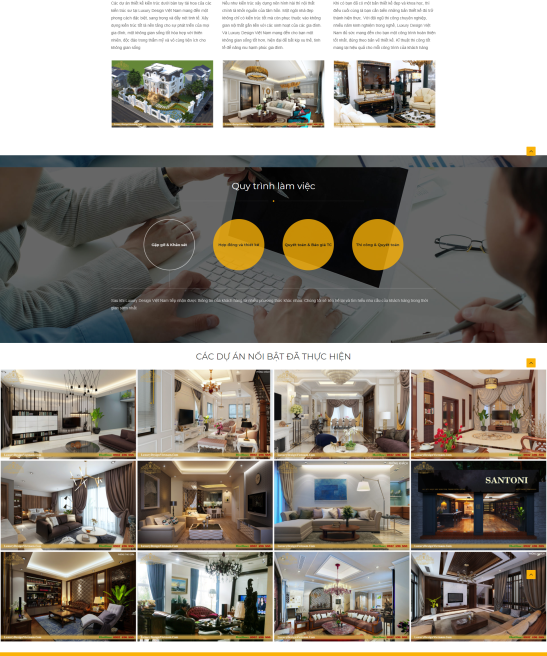 Giao diện web nội thất khá đẹp luxury