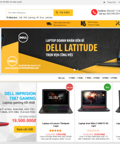 Giao diện web laptop máy tính công nghệ 2019