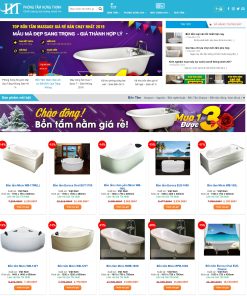 Giao diện web điện máy shop rất đẹp 2019