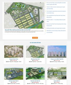 Website bất động sản dự án 24h đẹp