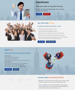 Trang website về giới thiệu phần mềm khá đẹp mắt