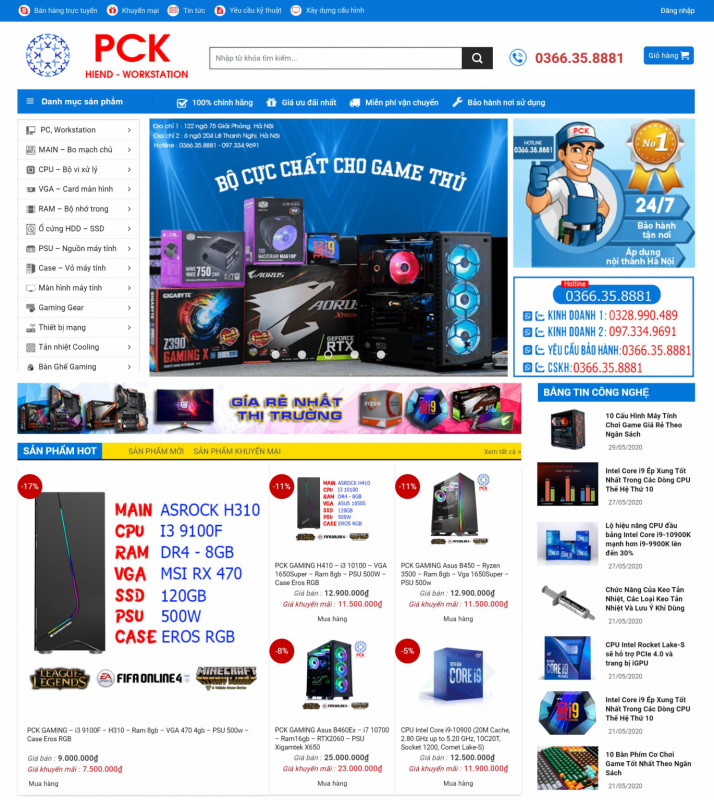 Giao diện máy tính đẹp tại Thái Bình Web - Thiết kế web tại Thái Bình