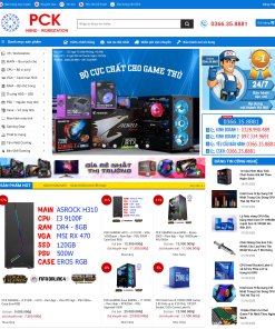 Giao diện web về máy tính đẹp 2020 – mẫu web công nghệ