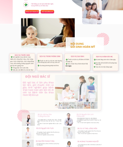 Giao diện mẫu landing page web quảng cáo ads