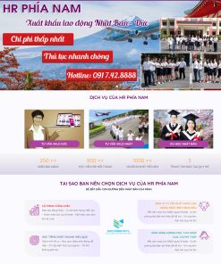 Thiết kế web xuất khẩu lao động, tuyển dụng lao động