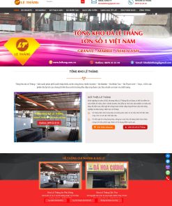 Thiết kế web vật liệu xây dựng, thiết kế web ngành đá