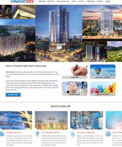 Thiết kế web giới thiệu công ty, dịch vụ đẹp