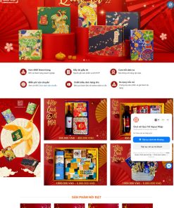Thiết kế web quà tết, web shop quà tặng