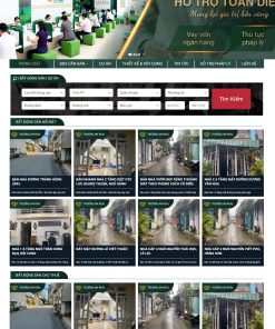 Thiết kế web bất động sản bộ lọc dự án