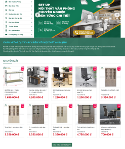 Giao diện website nội thất, sofa đẹp