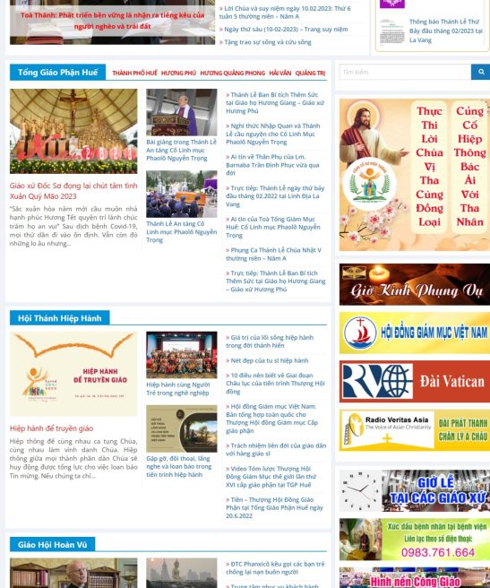 Mẫu giao diện website tin tức đẹp