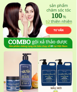 Landing page giới thiệu dầu gội thảo dược bắt mắt