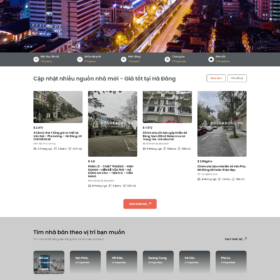 Thiết kế web bất động sản