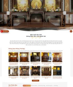 Thiết kế web về Ban Thờ Tâm Linh