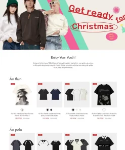 Trang web giao diện trang web thời trang trẻ đẹp