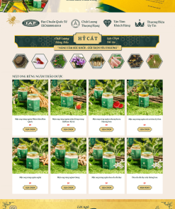 Thiết kế website bán mật ong rừng nguyên chất giao diện bắt mắt