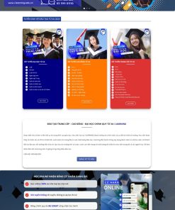 Thiết kế website tuyển sinh hệ đào tạo từ xa
