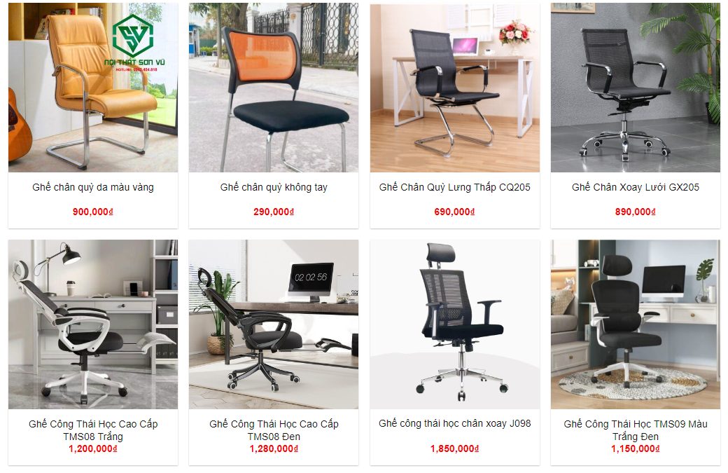 99+ mẫu ghế văn phòng giá rẻ tại Nội thất Văn Phòng Sơn Vũ 99+ mẫu ghế văn phòng giá rẻ tại Nội thất Văn Phòng Sơn Vũ