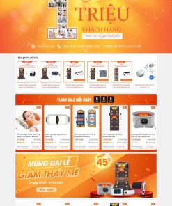 Thiết kế website thiết bị y tế, chăm sóc sức khỏe