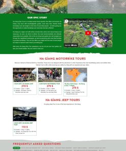 Thiết kế website du lịch mẫu giao diện đẹp xu hướng 2024