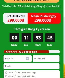 Mẫu landing page ổ cắm điện đa năng