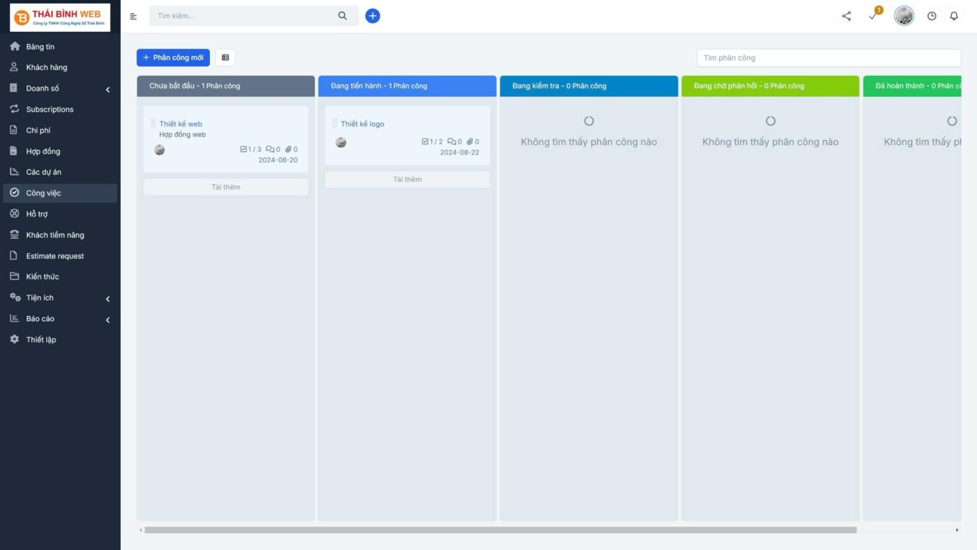 Thái Bình Web – Công Ty TNHH Công Nghệ Số Thái Bình – Thiết kế web uy tín chuyên nghiệp