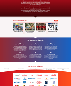 Mẫu website tổ chức sự kiện chuyên nghiệp đẹp mắt