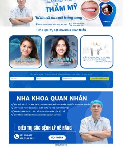 Thiết kế website phòng khám nha khoa thẩm mỹ