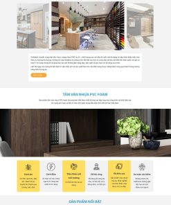 Thiết kế website tấm ván nhựa ,màng nhựa PVC